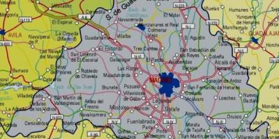 Mapa bat Madrid